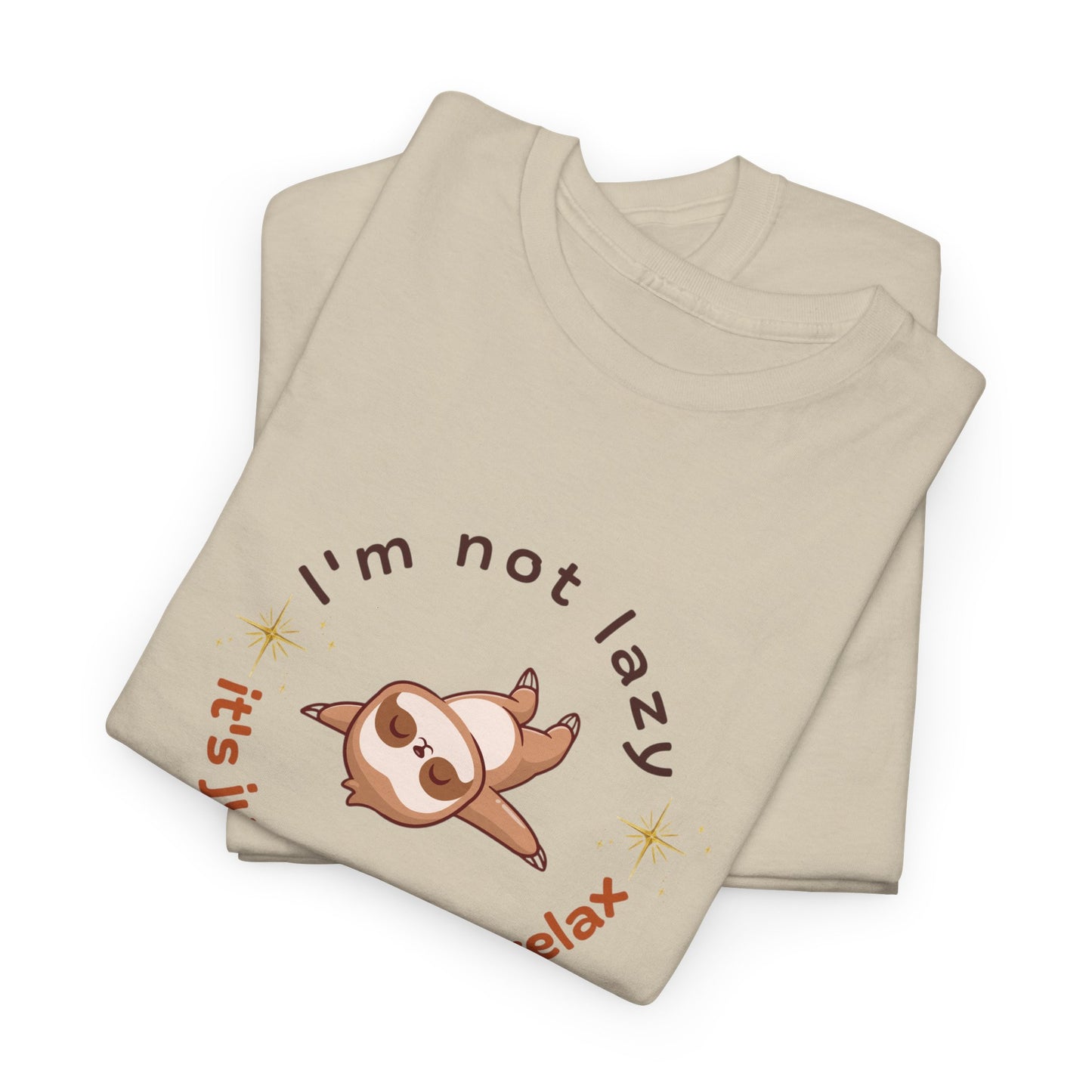 Chill Sloth Tee - Relaxation Inspired Unisex Men Women Heavy Cotton Shirt, Gift for Lazy Days, Fun T-Shirt - Trendklo
