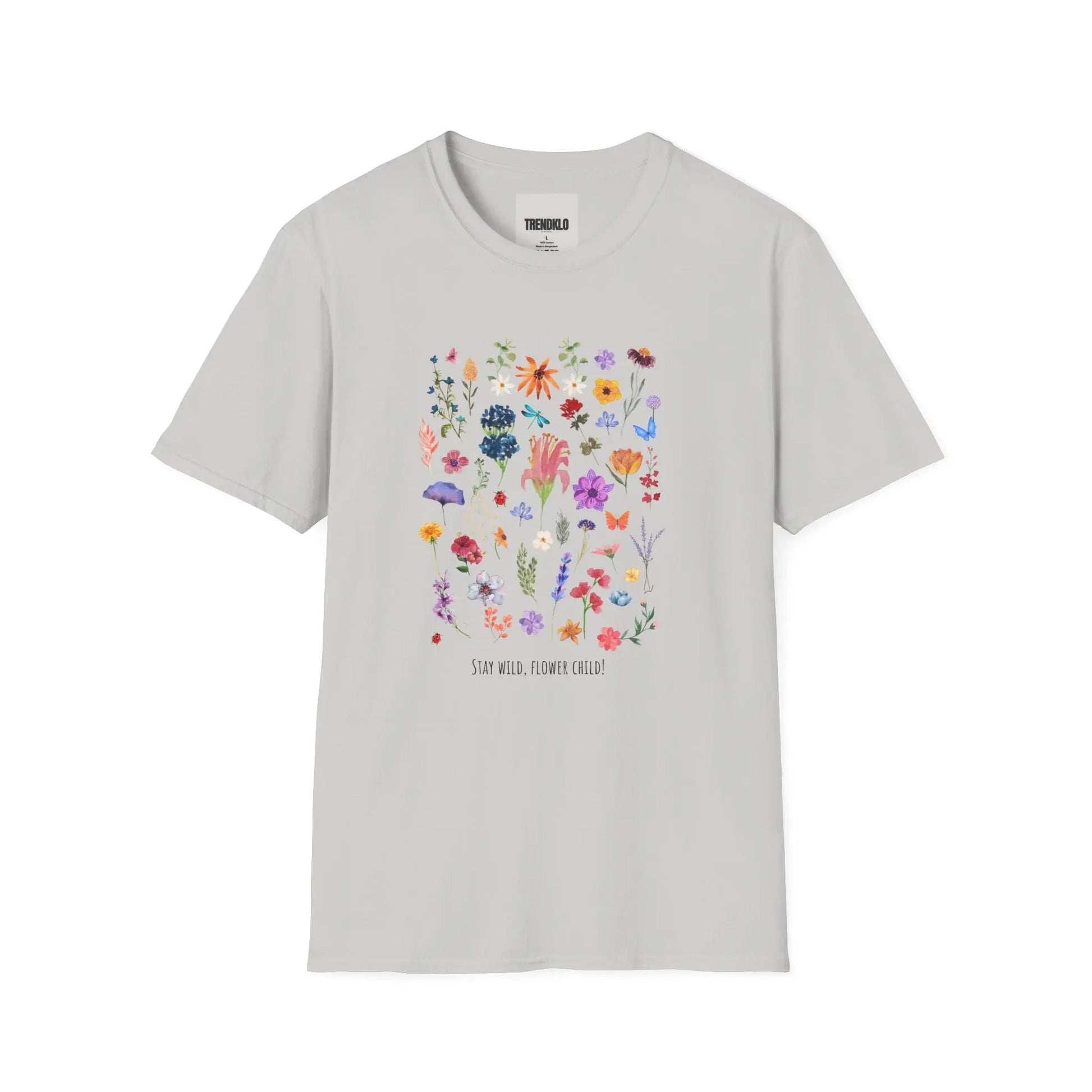 Floral Garden Unisex Men, Women Softstyle T-Shirt. - Trendklo