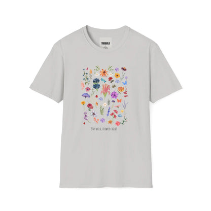 Floral Garden Unisex Men, Women Softstyle T-Shirt. - Trendklo