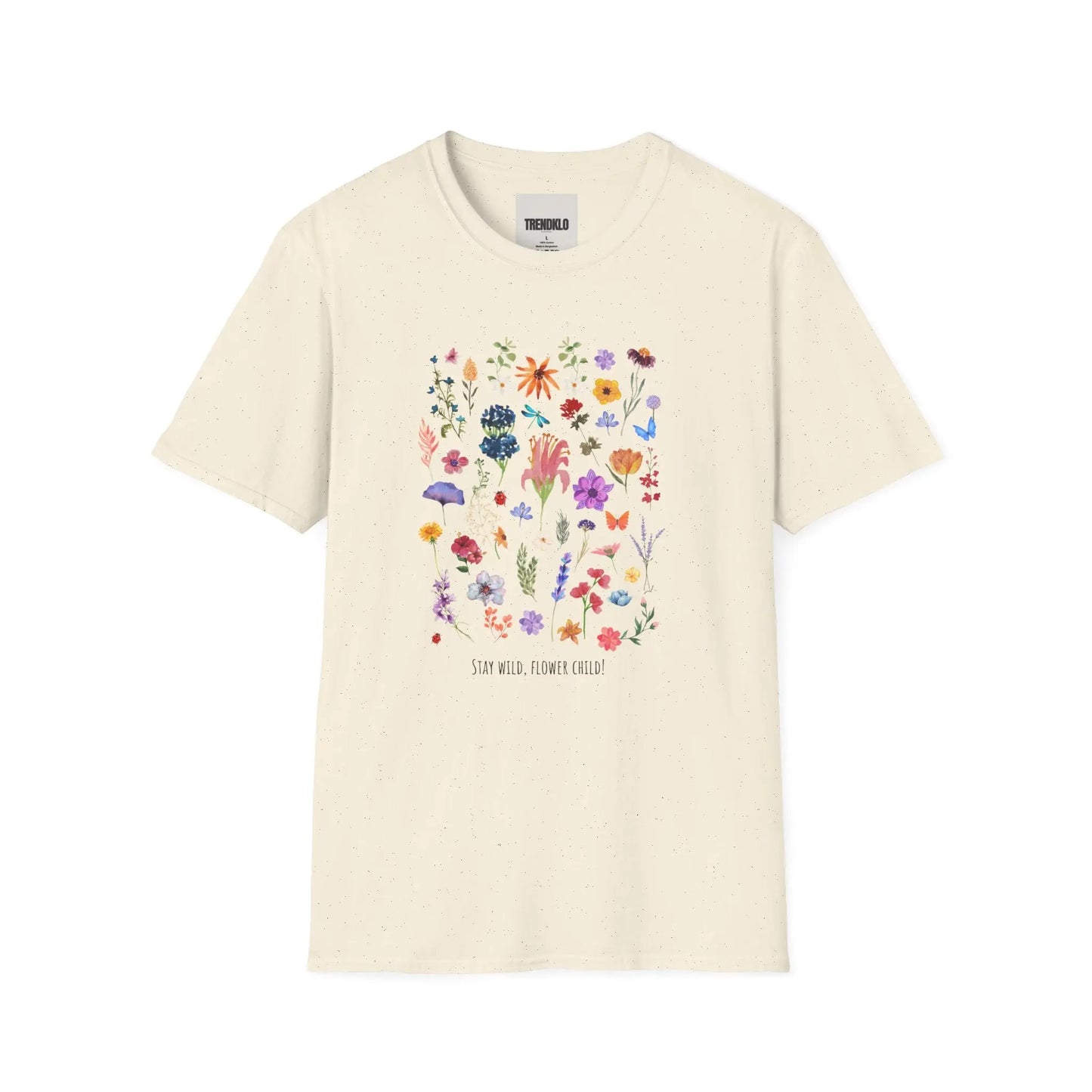 Floral Garden Unisex Men, Women Softstyle T-Shirt. - Trendklo