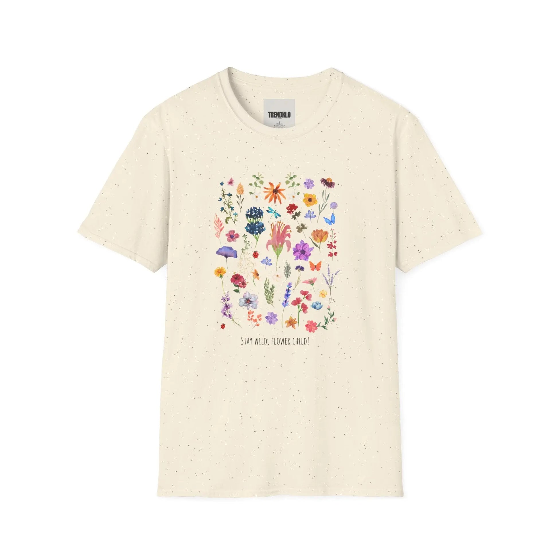 Floral Garden Unisex Men, Women Softstyle T-Shirt. - Trendklo
