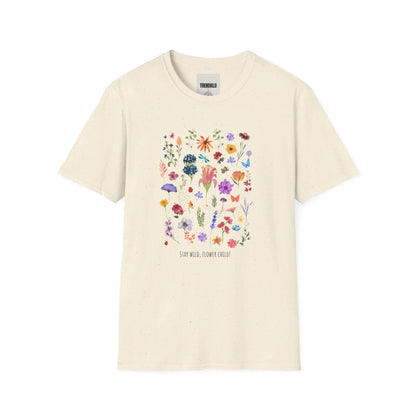 Floral Garden Unisex Men, Women Softstyle T-Shirt. - Trendklo
