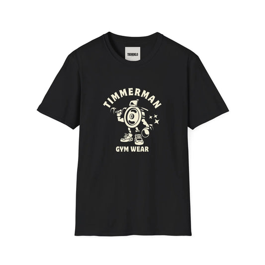 Men Gym Wear T-Shirt - Timmerman Fitness Shirt, Softstyle Tee for Workouts. - Trendklo