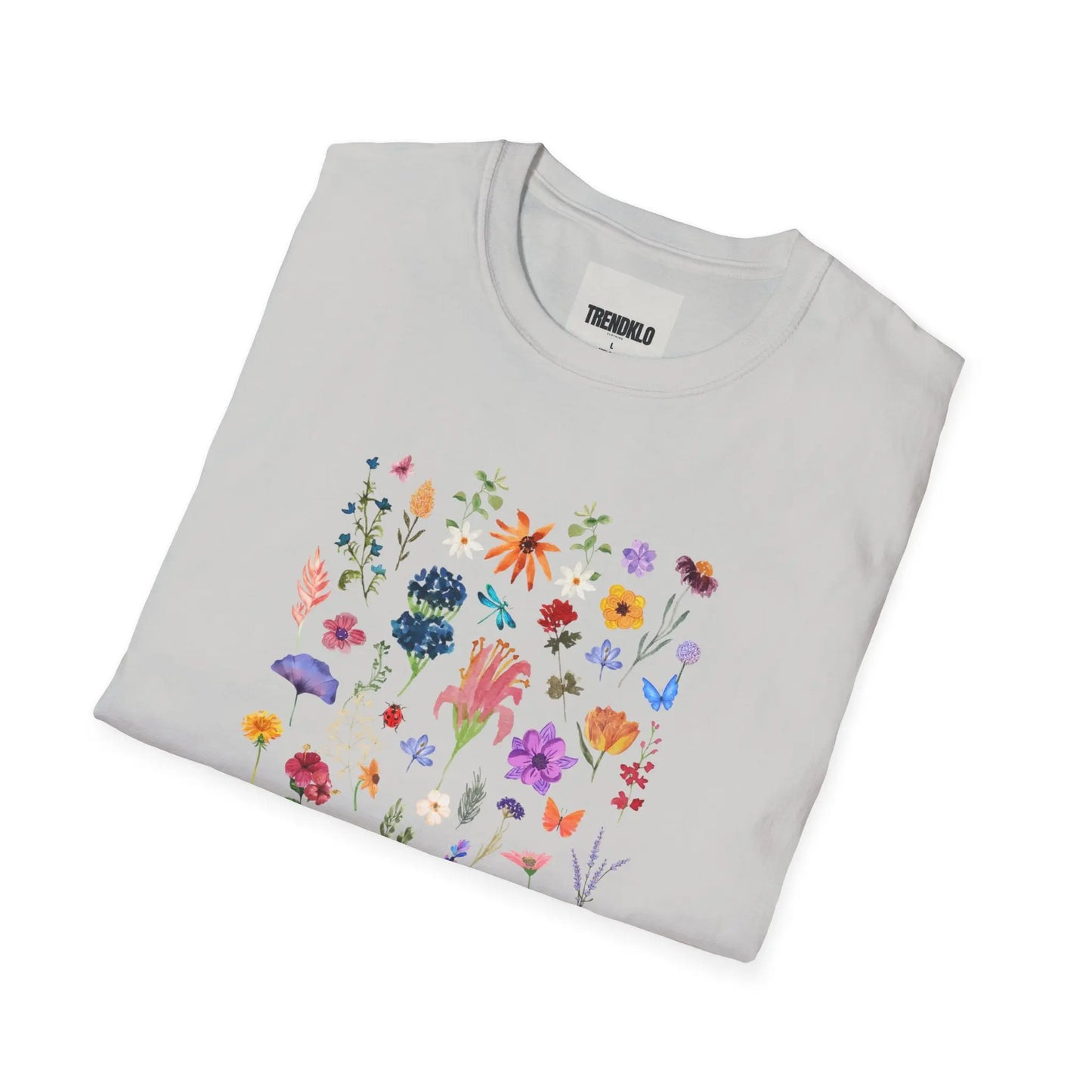 Floral Garden Unisex Men, Women Softstyle T-Shirt. - Trendklo