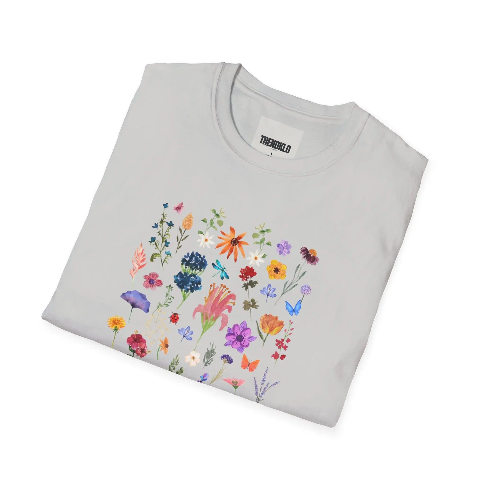 Floral Garden Unisex Men, Women Softstyle T-Shirt. - Trendklo