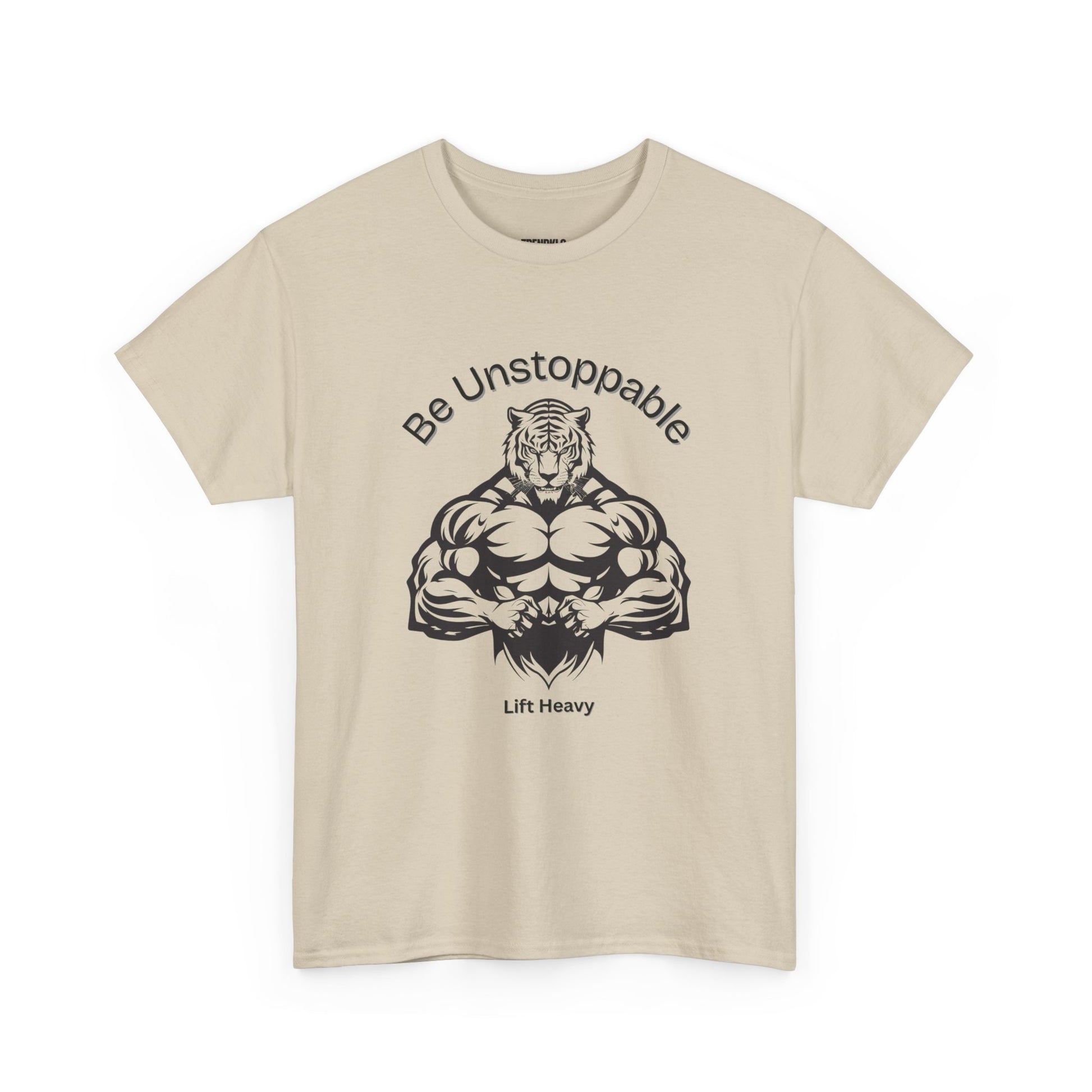 Motivational Fitness Shirt for Gym Lovers, Men Heavy Cotton Tee. - Trendklo