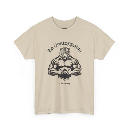 Motivational Fitness Shirt for Gym Lovers, Men Heavy Cotton Tee. - Trendklo