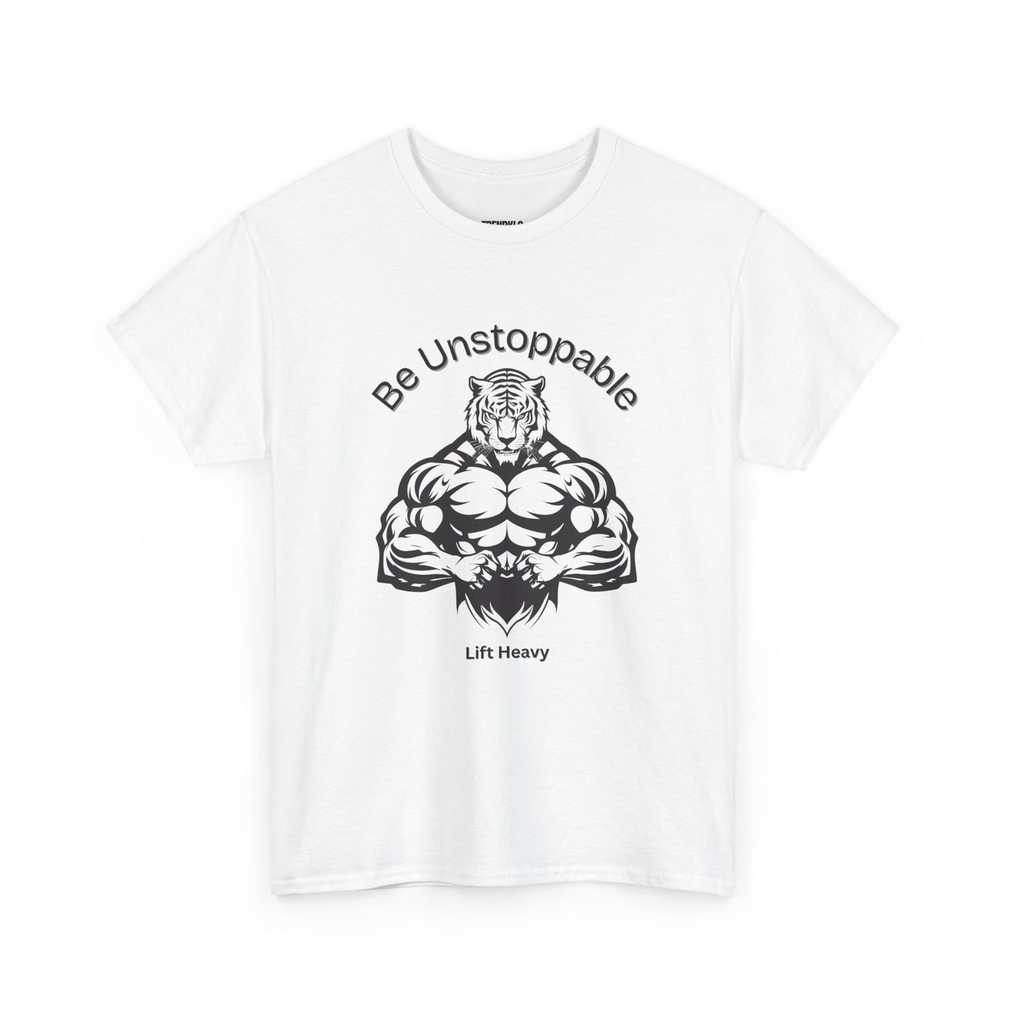 Motivational Fitness Shirt for Gym Lovers, Men Heavy Cotton Tee. - Trendklo