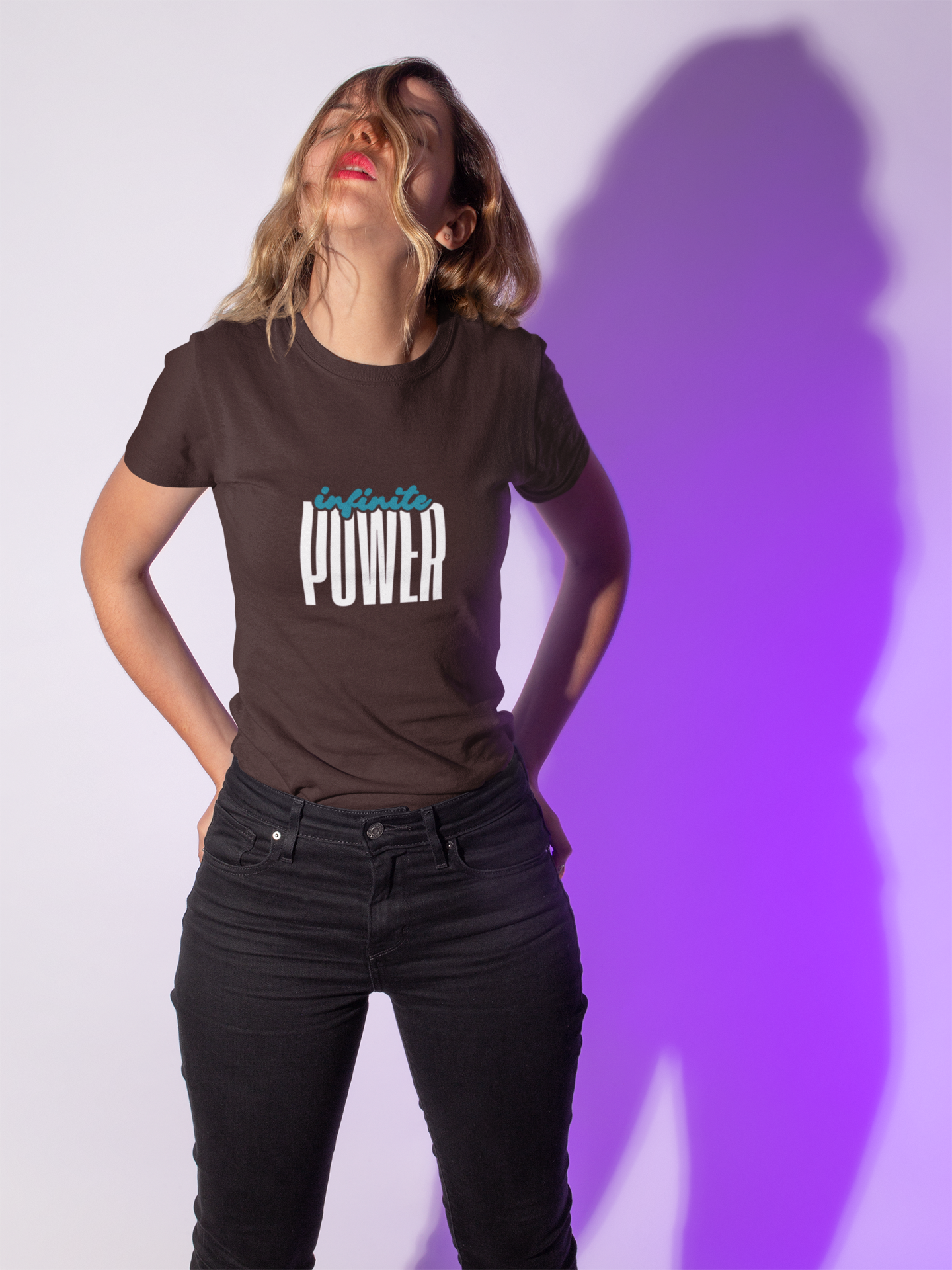 Infinite Power – Motivational Unisex T-Shirt | Casual Heavy Cotton Tee - Trendklo