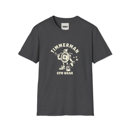 Men Gym Wear T-Shirt - Timmerman Fitness Shirt, Softstyle Tee for Workouts. - Trendklo