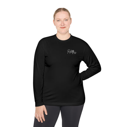 Unisex Lightweight Long Sleeve Tee - Modern Minimalist Design