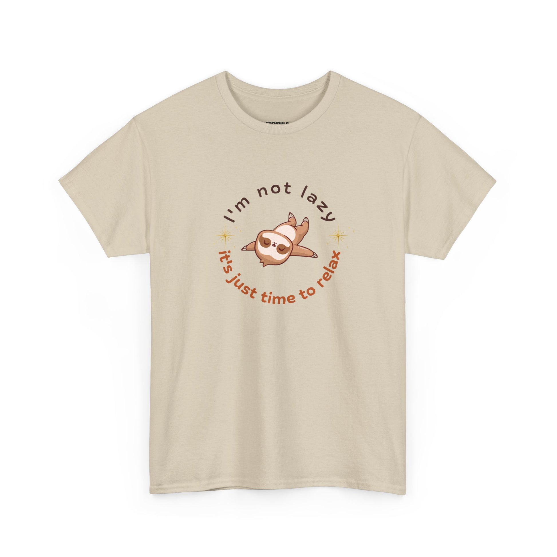 Chill Sloth Tee - Relaxation Inspired Unisex Men Women Heavy Cotton Shirt, Gift for Lazy Days, Fun T-Shirt - Trendklo