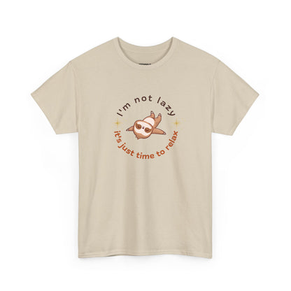 Chill Sloth Tee - Relaxation Inspired Unisex Men Women Heavy Cotton Shirt, Gift for Lazy Days, Fun T-Shirt - Trendklo