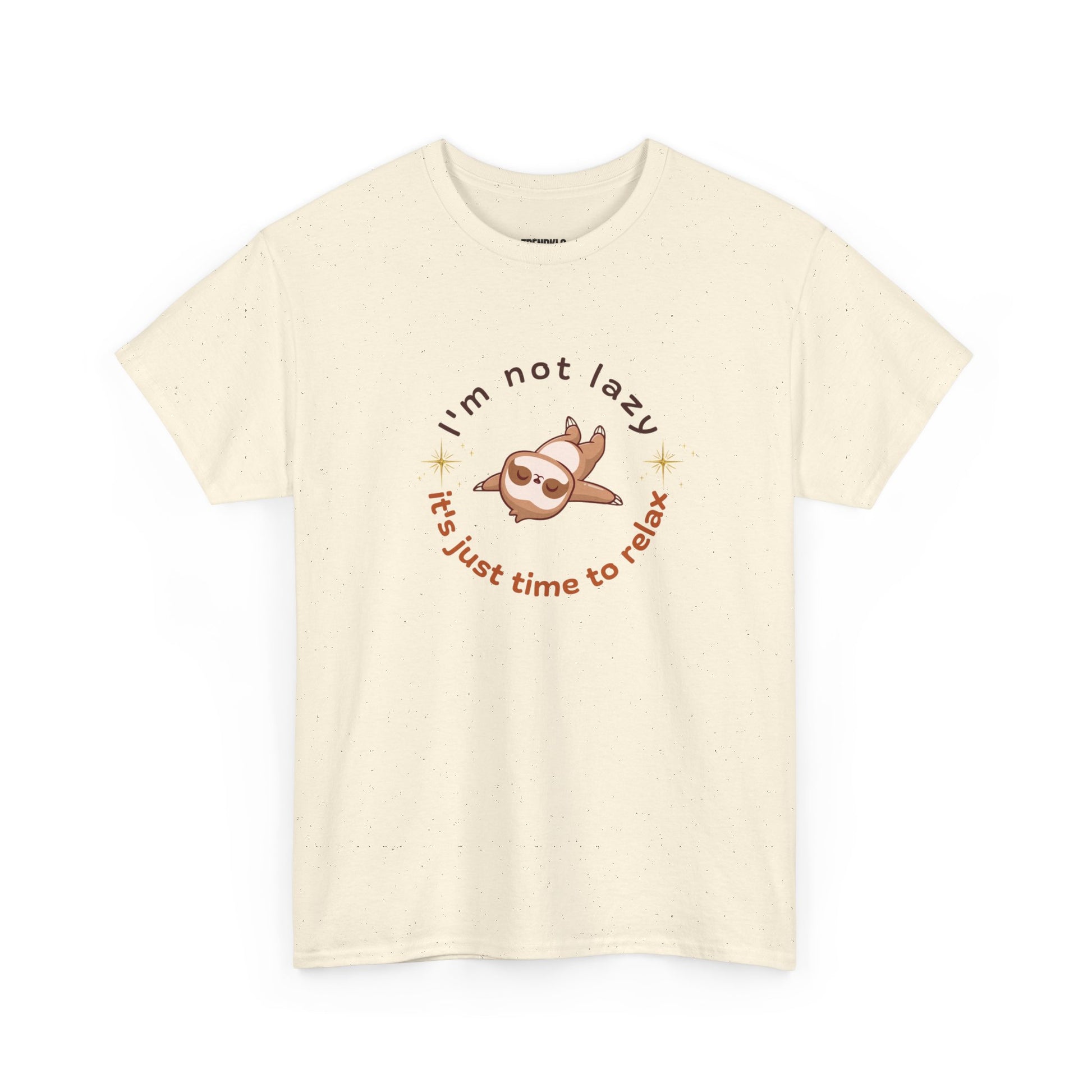Chill Sloth Tee - Relaxation Inspired Unisex Men Women Heavy Cotton Shirt, Gift for Lazy Days, Fun T-Shirt - Trendklo