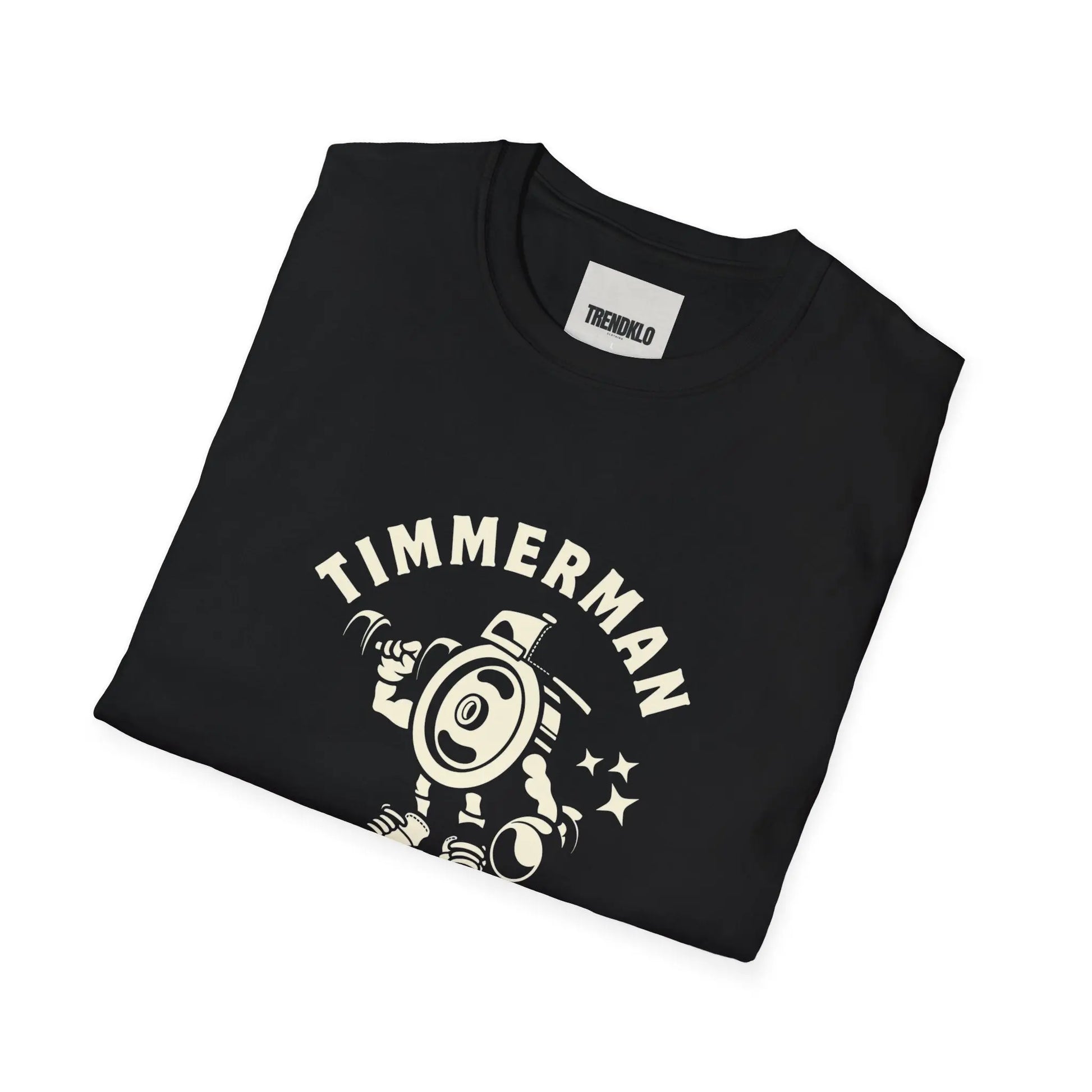 Men Gym Wear T-Shirt - Timmerman Fitness Shirt, Softstyle Tee for Workouts. - Trendklo