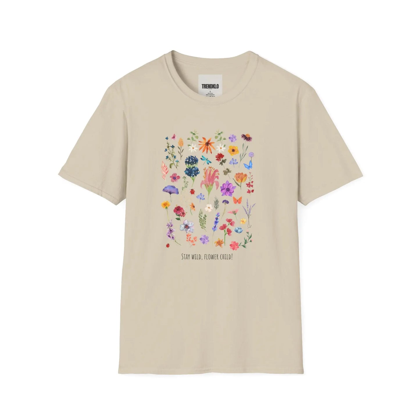 Floral Garden Unisex Men, Women Softstyle T-Shirt. - Trendklo