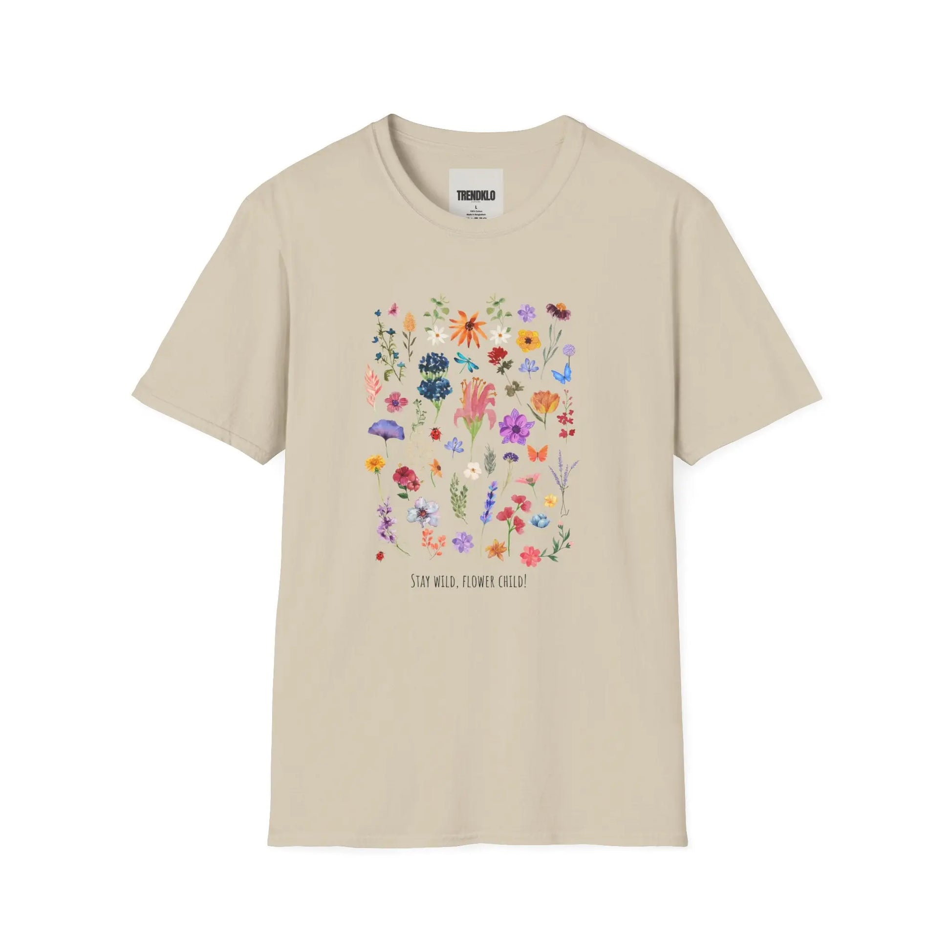 Floral Garden Unisex Men, Women Softstyle T-Shirt. - Trendklo