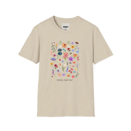 Floral Garden Unisex Men, Women Softstyle T-Shirt. - Trendklo